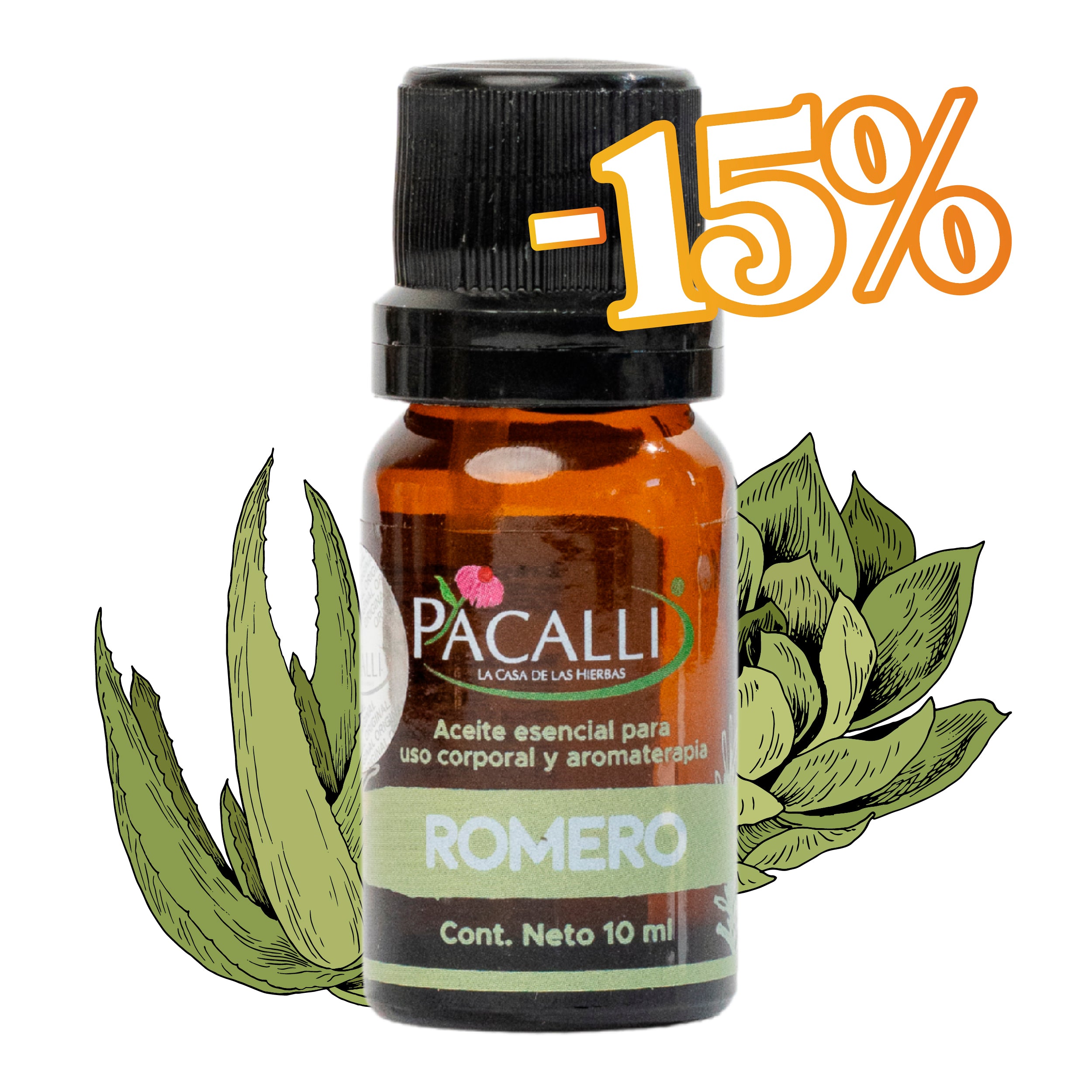 Aceite Esencial de Romero · 10 ml