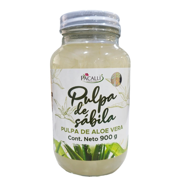 Pulpa de Sábila PACALLI · Aloe Vera en Pulpa · 900g
