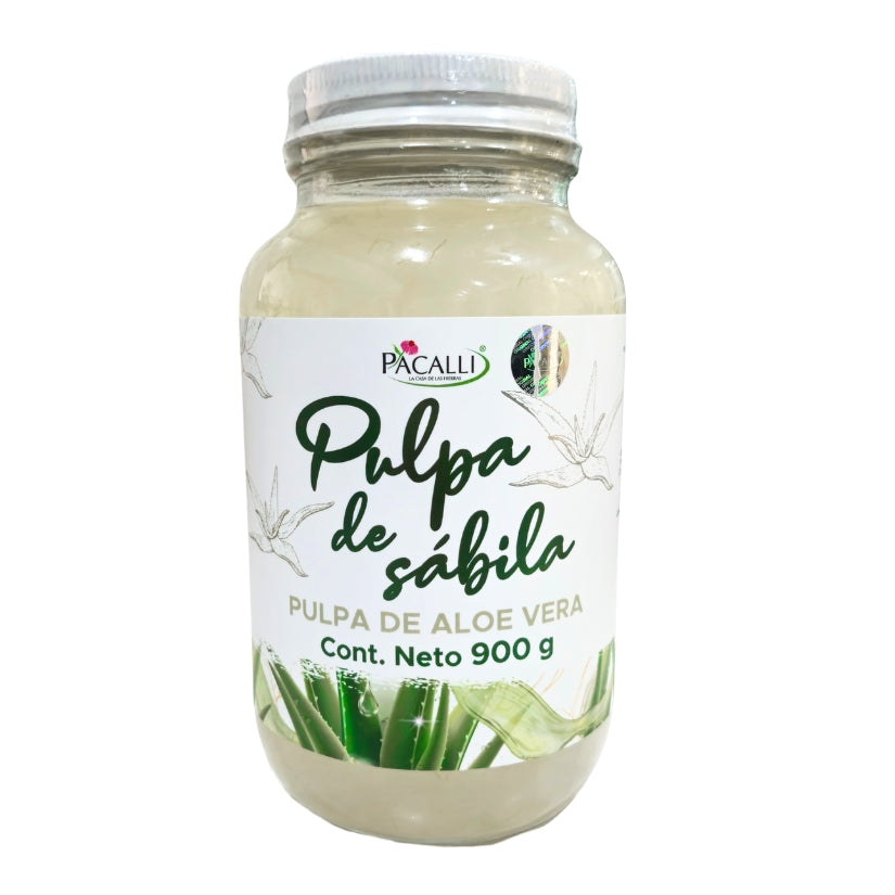 Pulpa de Sábila PACALLI · Aloe Vera en Pulpa · 900g