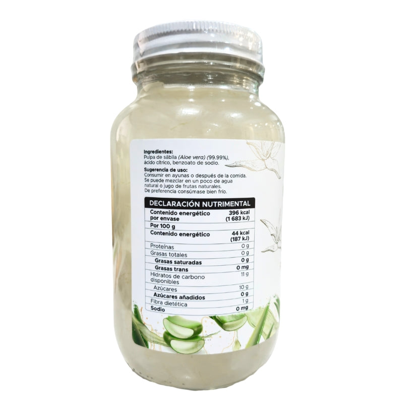 Pulpa de Sábila PACALLI · Aloe Vera en Pulpa · 900g
