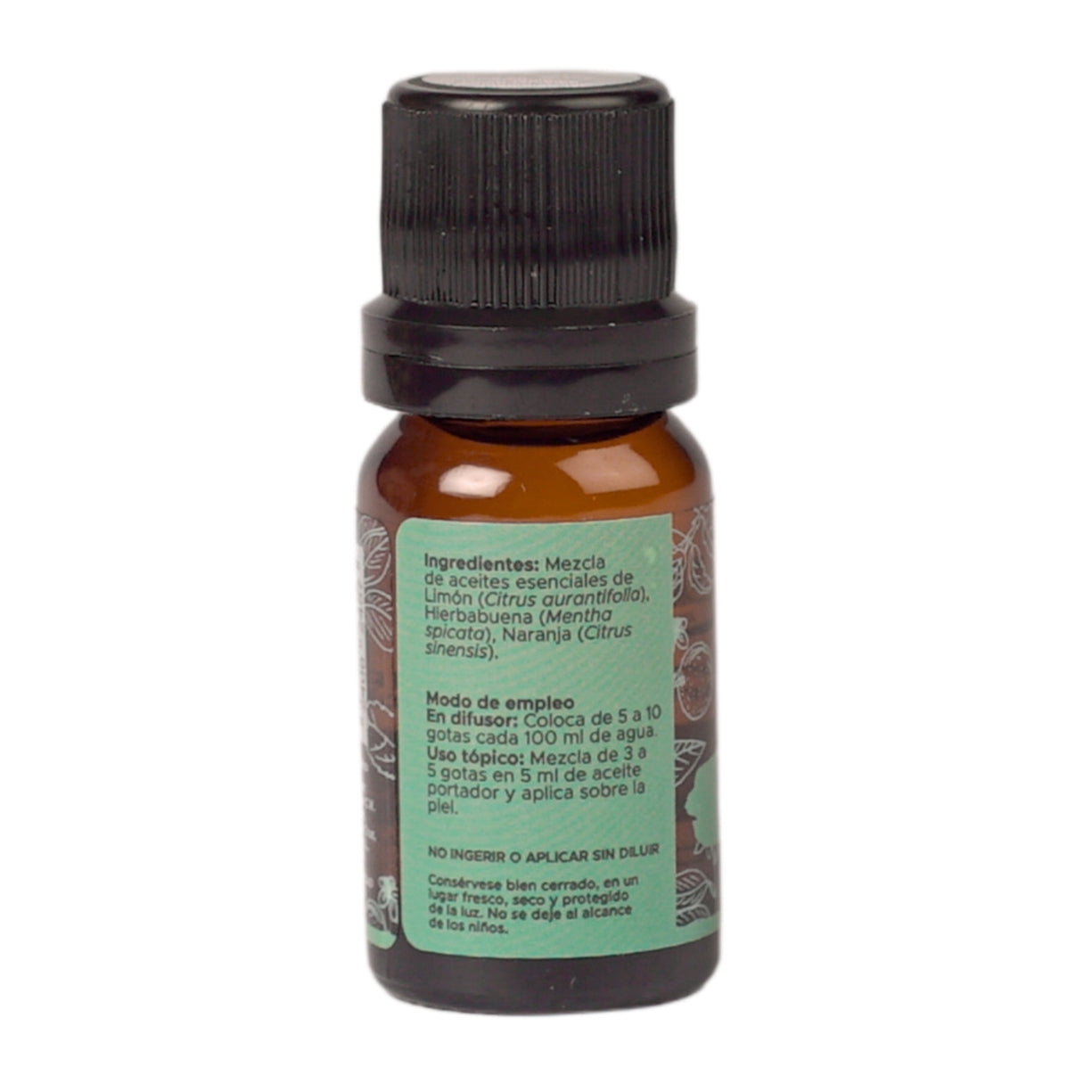 Purificador Mezcla Pura PACALLI · Limón, Hierbabuena y Naranja · 10 ml