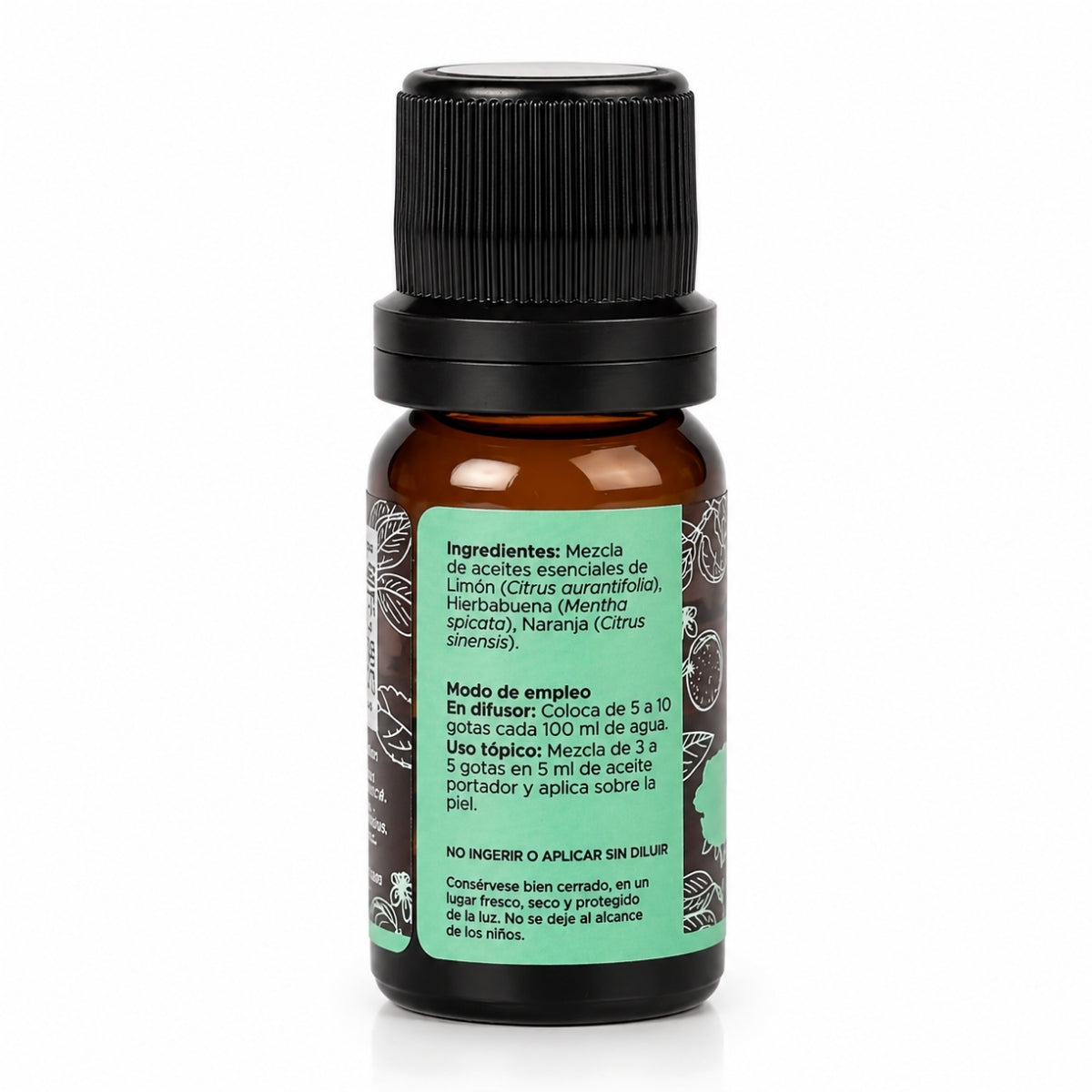 Purificador Mezcla Pura · Limón, Hierbabuena y Naranja · 10 ml
