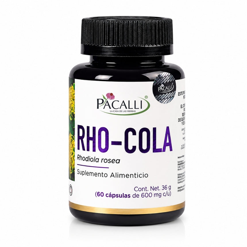 Rho-Cola | Rodiola, Nuez de Cola y Guaraná | 600 mg · 60 caps