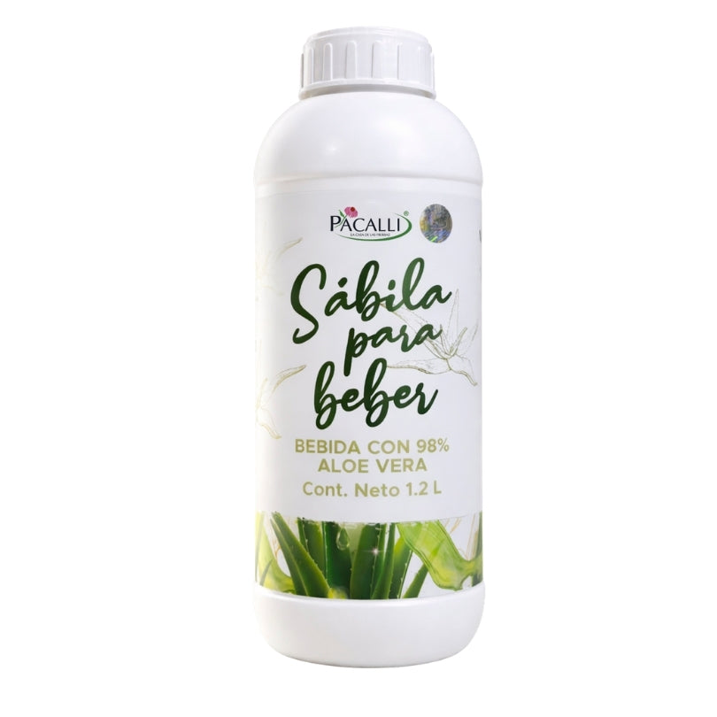 Sábila para Beber PACALLI · Aloe Vera Líquida Lista para Consumir · 1.2 L