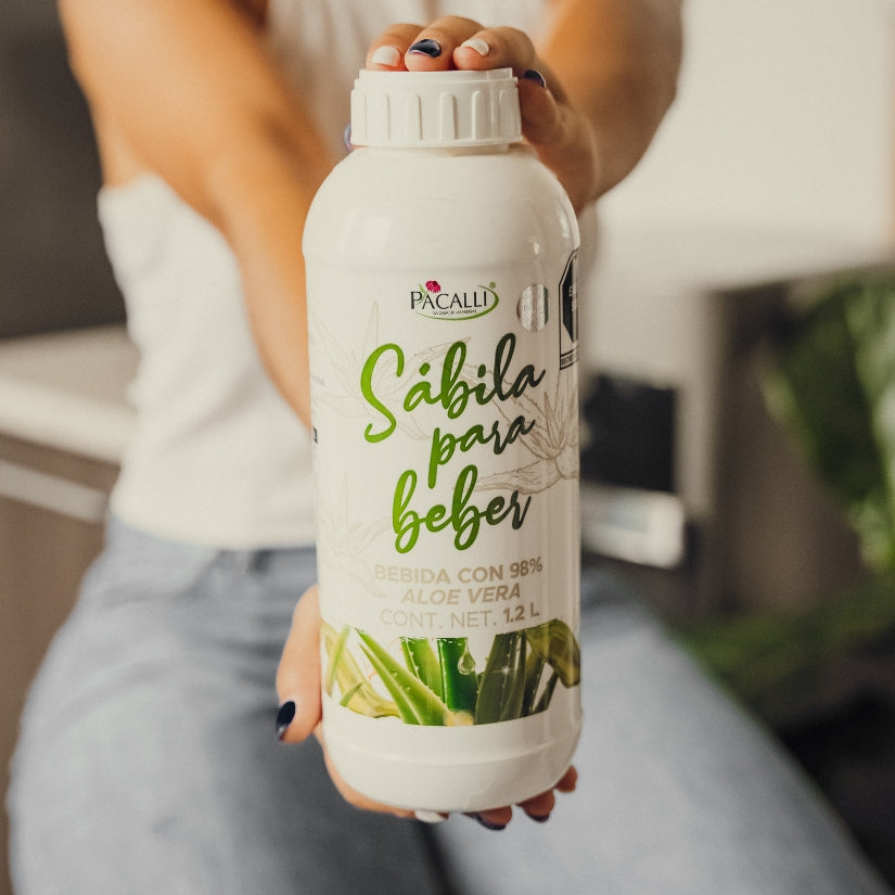 Sábila para Beber PACALLI · Aloe Vera Líquida Lista para Consumir · 1.2 L
