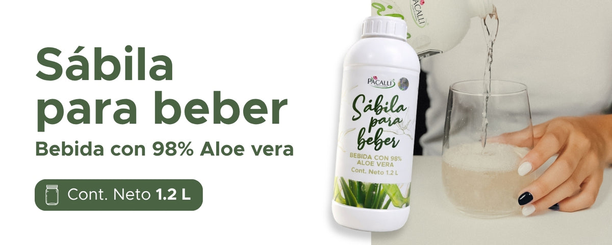 Sábila para Beber PACALLI · Aloe Vera Líquida Lista para Consumir · 1.2 L