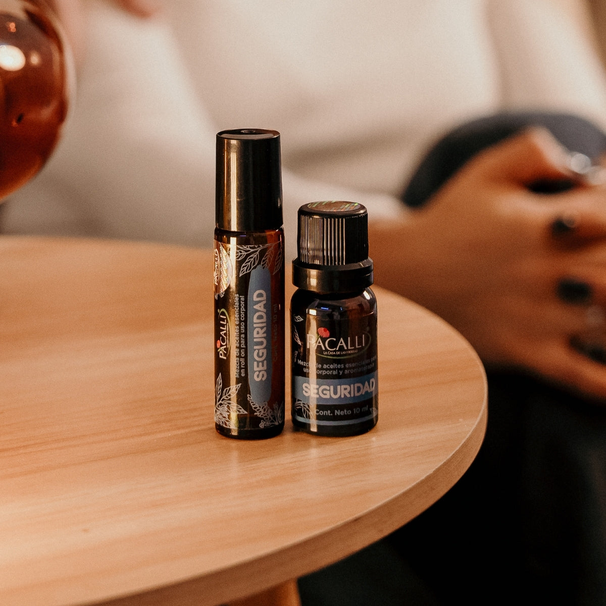 Seguridad Mezcla Pura · Patchouli, Bergamota y Ylang Ylang · 10 ml