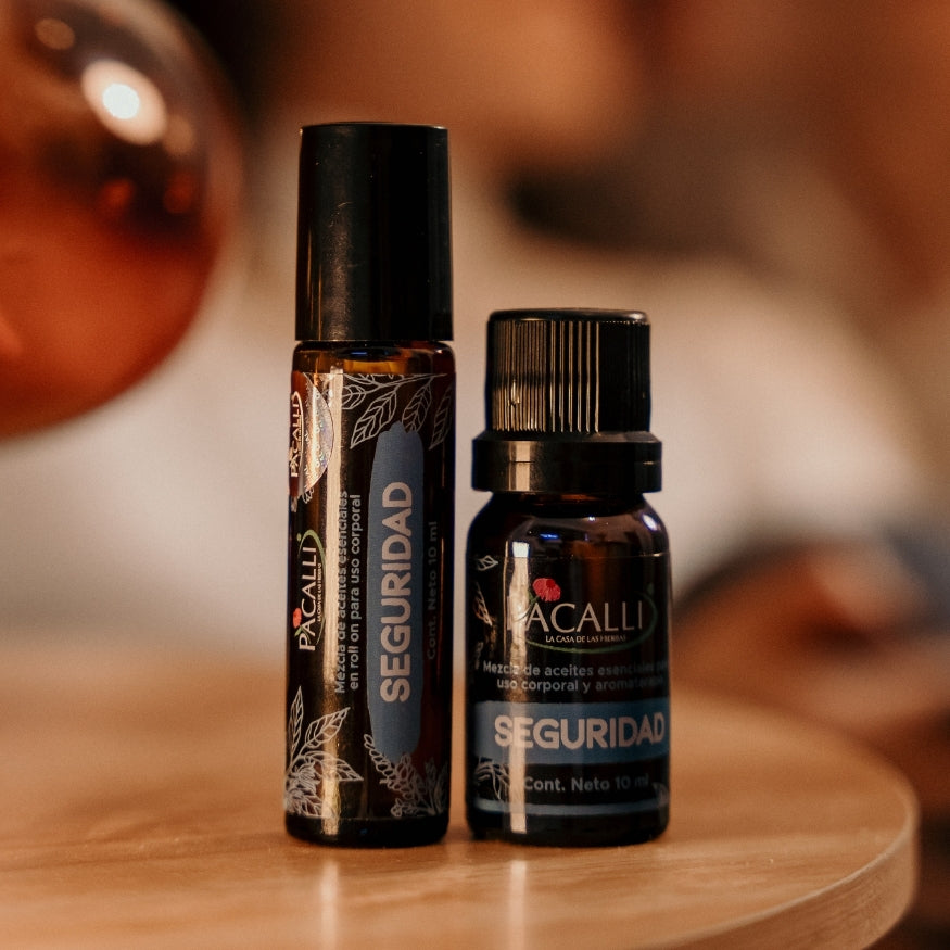 Seguridad Mezcla Pura PACALLI · Patchouli, Bergamota y Ylang Ylang · 10 ml