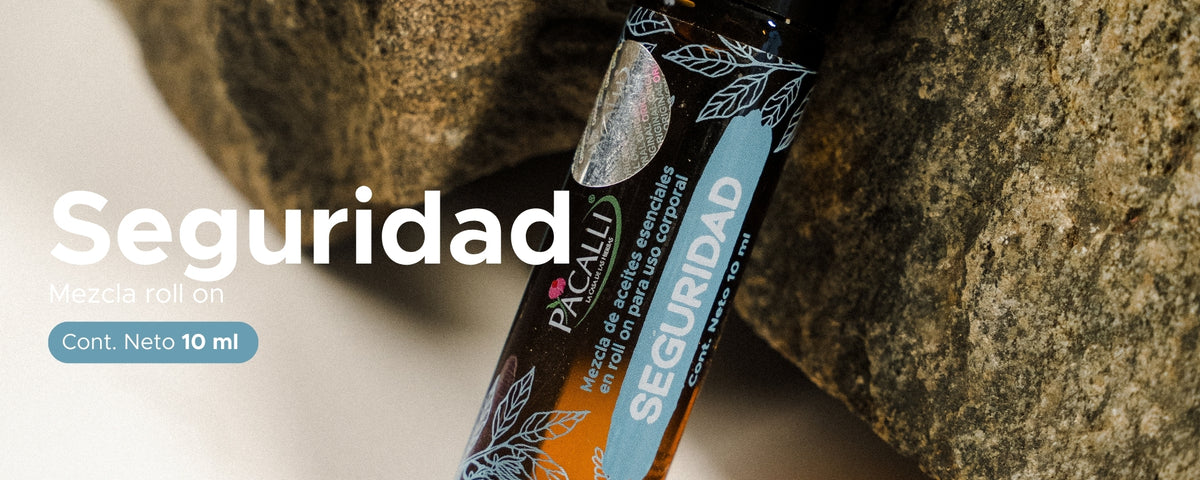 Seguridad Roll On PACALLI · Patchouli, Bergamota y Ylang Ylang · 10 ml
