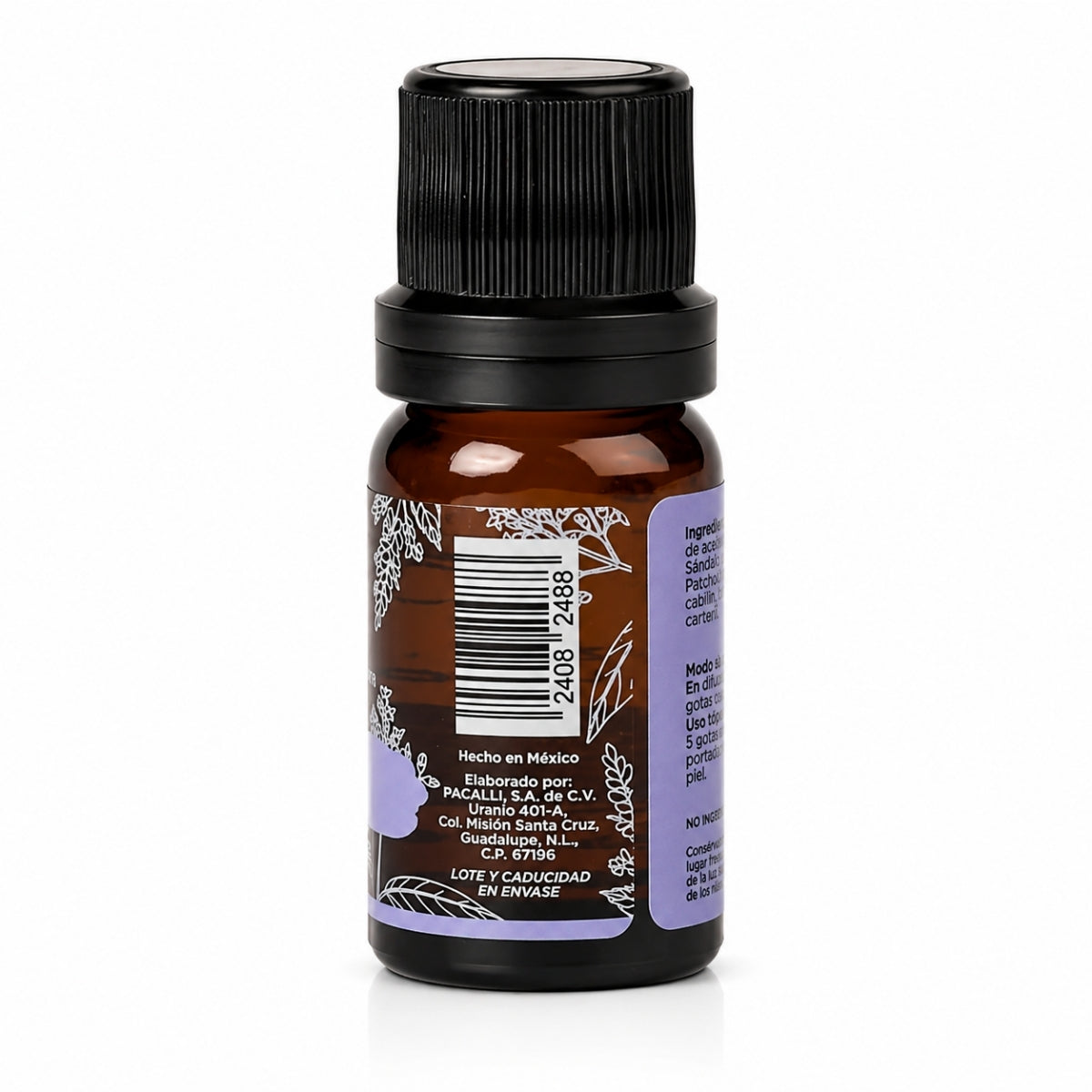 Serenidad Mezcla Pura · Sándalo, Patchouli e Incienso · 10 ml