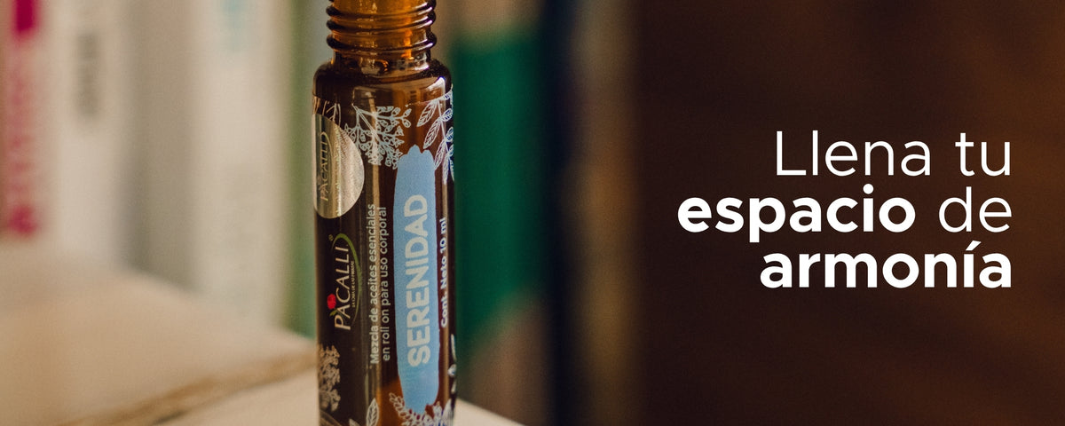 Serenidad Roll On PACALLI · Sándalo, Patchouli e Incienso · 10 ml