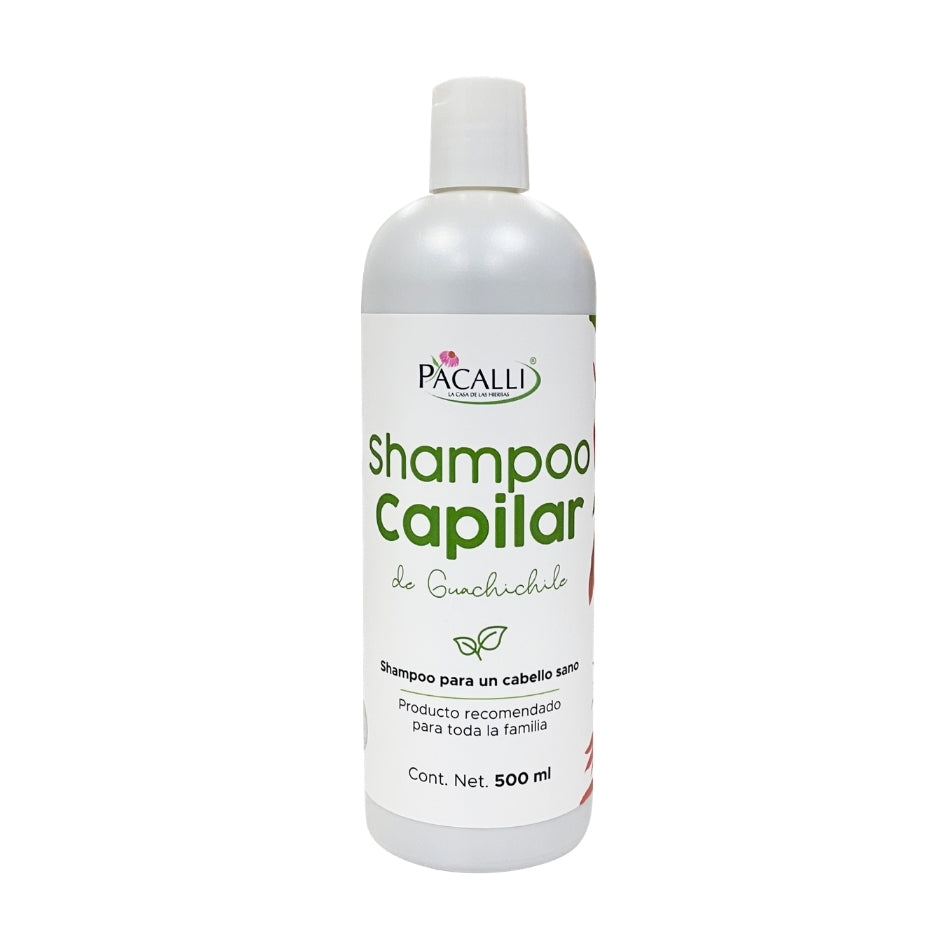 Shampoo Capilar de Guachichile PACALLI · Con Guachichile y Sangre de Drago · 500 ml