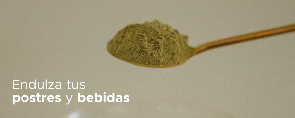 Stevia en Polvo PACALLI · Endulzante de Origen Vegetal · 30 g