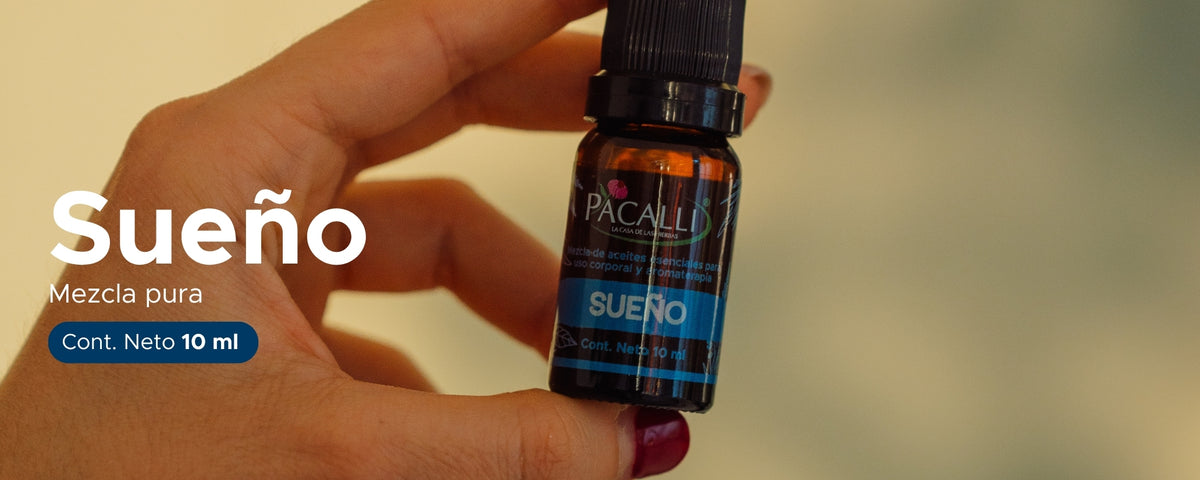 Sueño Mezcla Pura PACALLI · Lavanda, Vetiver y Ylang Ylang · 10 ml