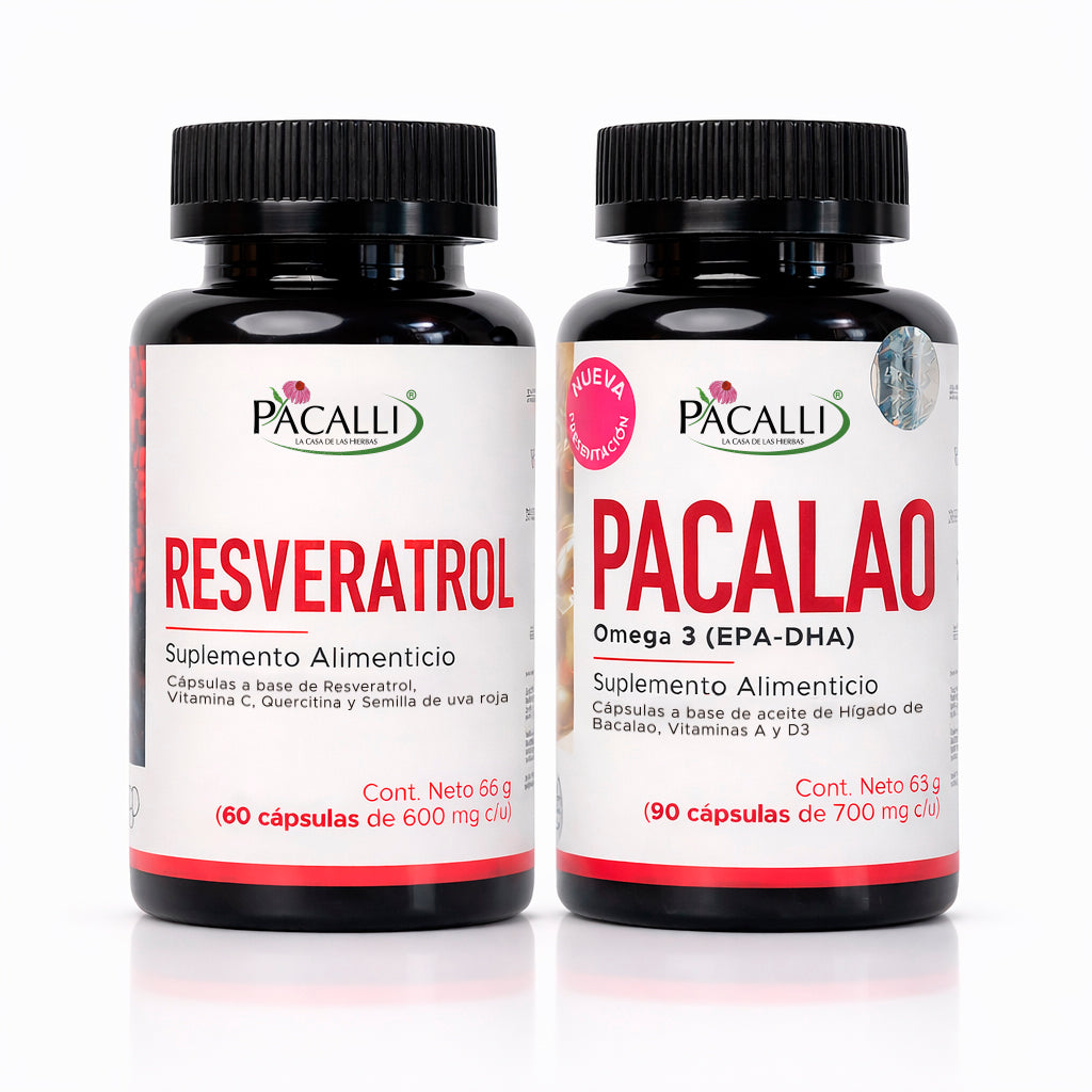 Kit Pacalao Omega 3 (EPA-DHA) + Resveratrol