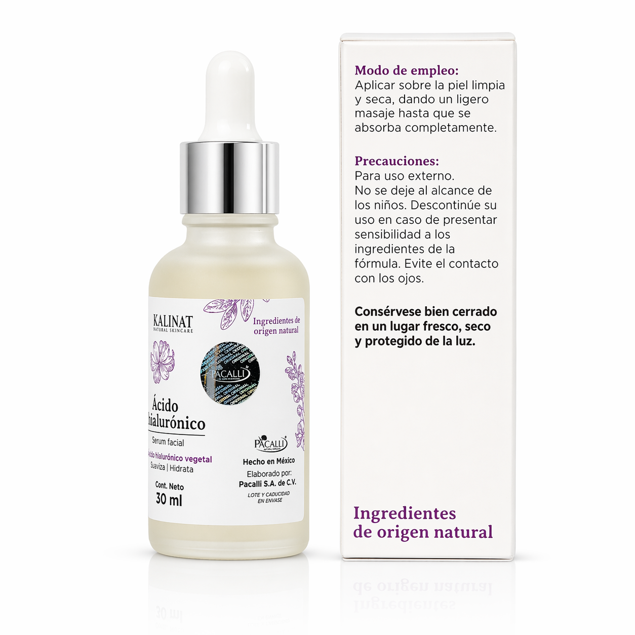 Ácido hialurónico Serum Kalinat con Ácido hialurónico vegetal · 30 ml