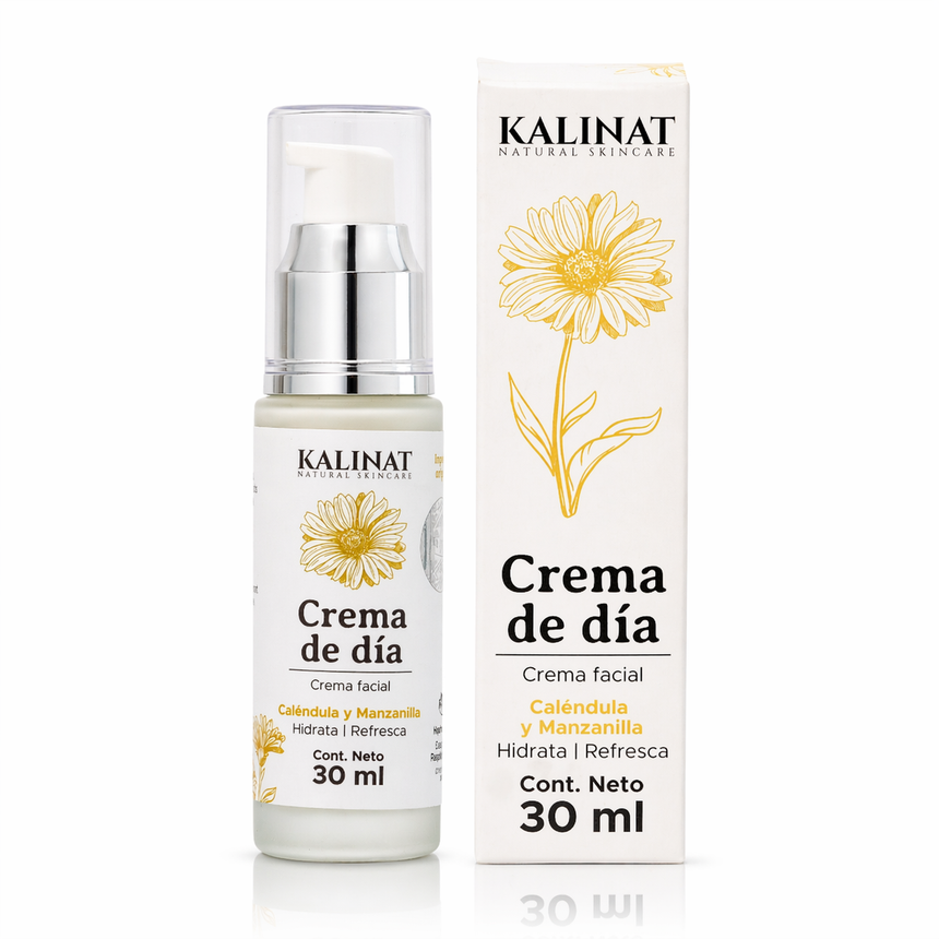 Crema de día Kalinat con Caléndula y Manzanilla · 30 ml