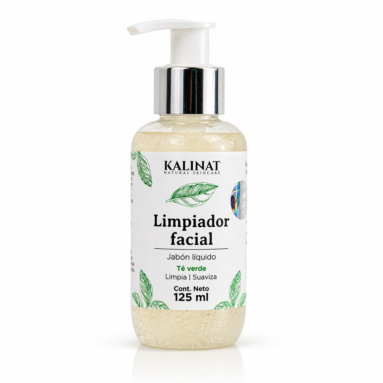 Limpiador facial Kalinat con Té verde · 125 ml