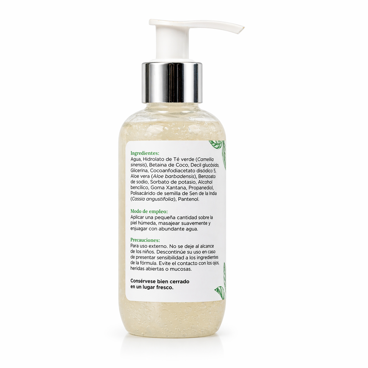 Limpiador facial Kalinat con Té verde · 125 ml