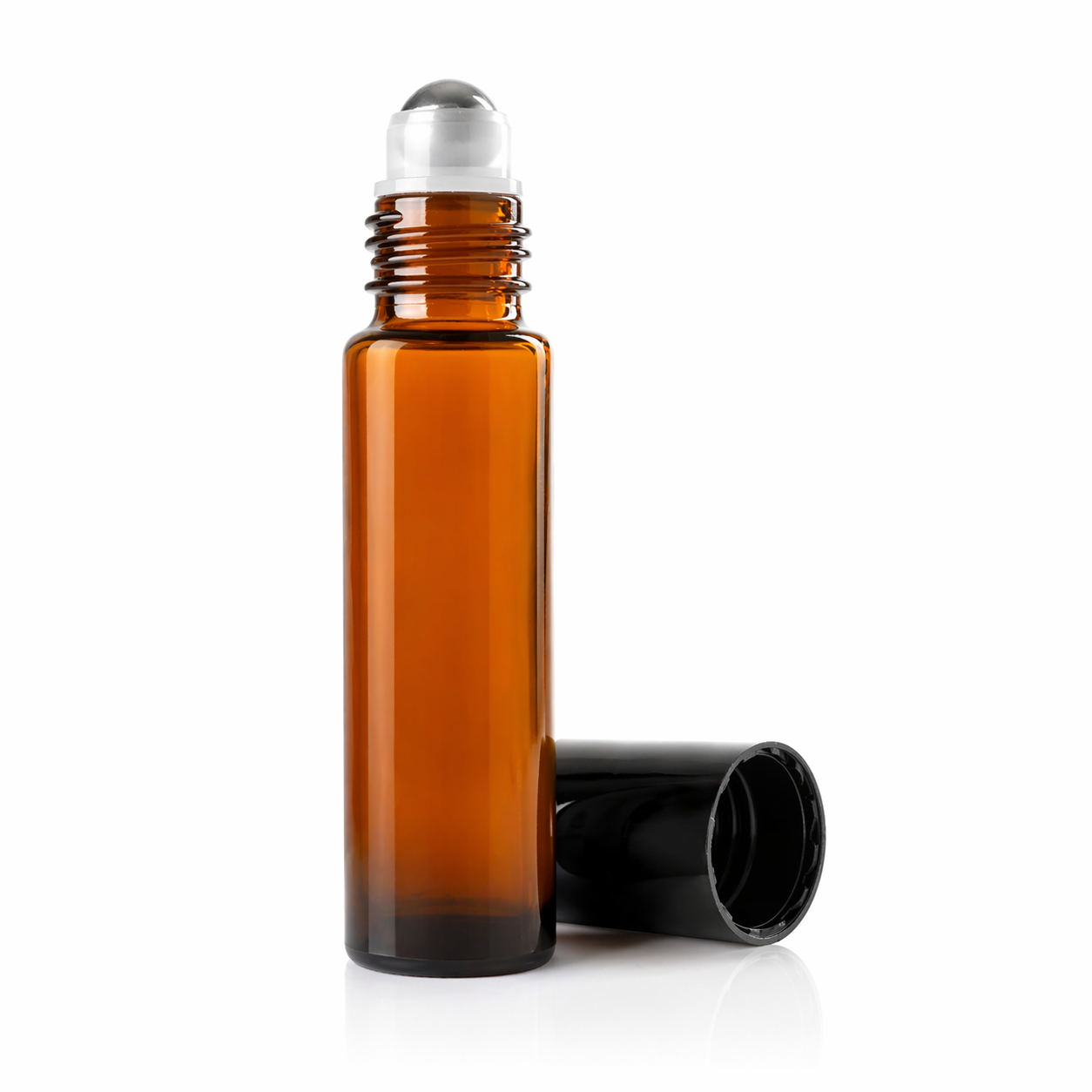 Envase Roll On Ámbar PACALLI · Ideal para Mezclas de Aromaterapia · 10 ml