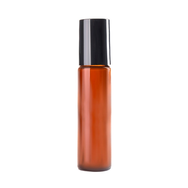 Envase Roll On Ámbar PACALLI · Ideal para Mezclas de Aromaterapia · 10 ml